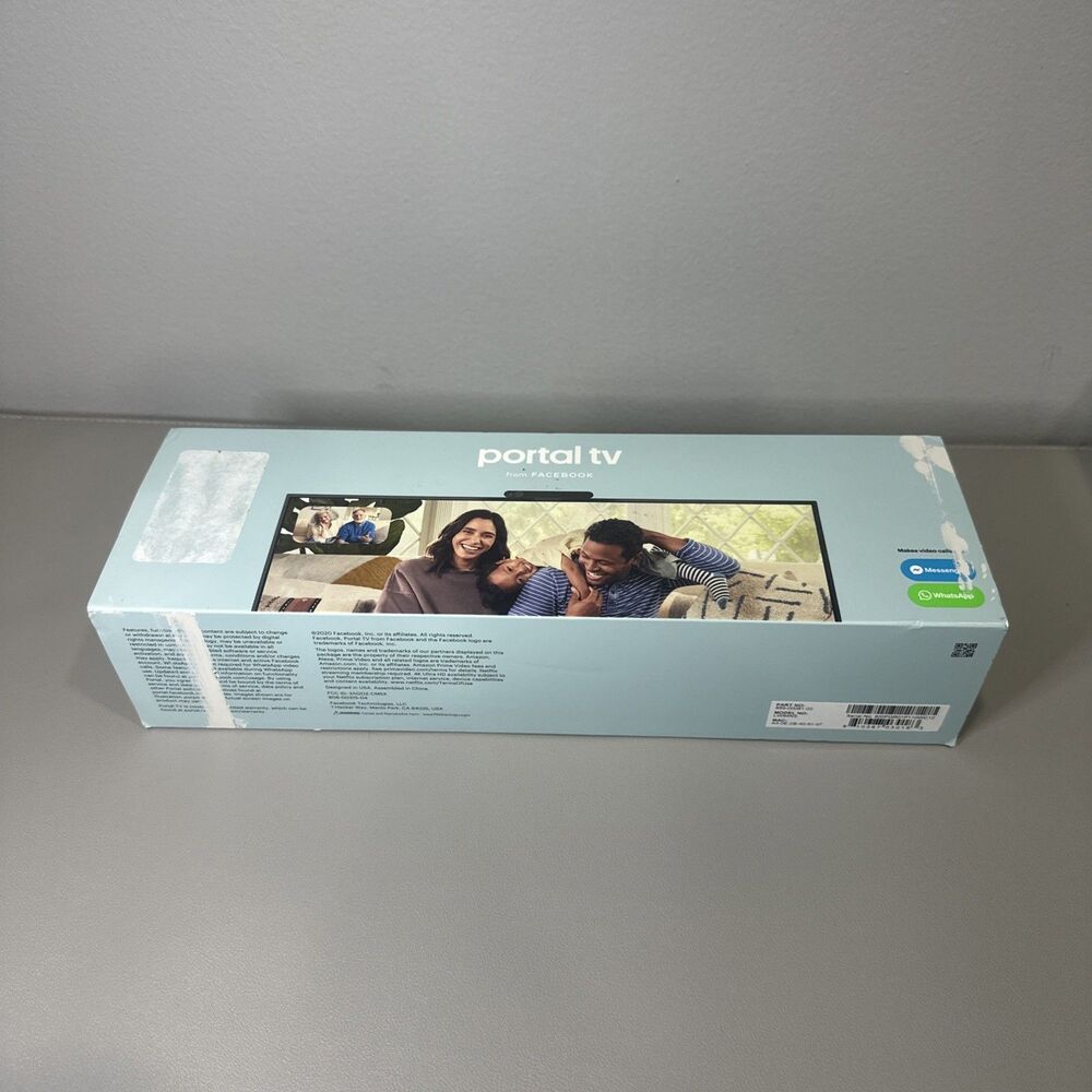 Portal TV Smart Camera Digital Video Calling Model LW94NS Meta Facebook FaceTime